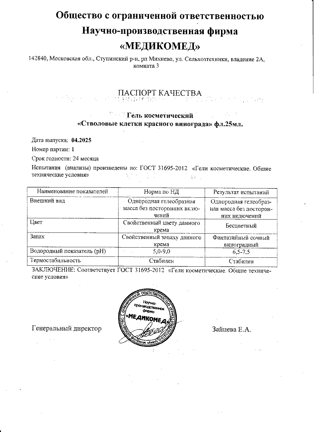 Паспорт №042025
